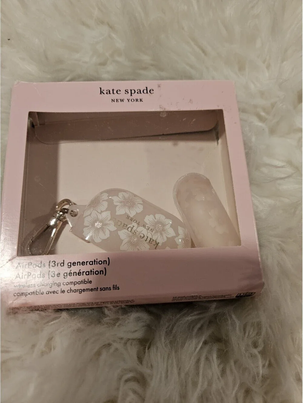 Kate Spade New York AirPods Gen 3 Case - Hollyhock Cream/Blush